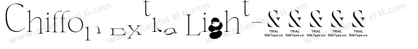 Chiffon Extra Light字体转换